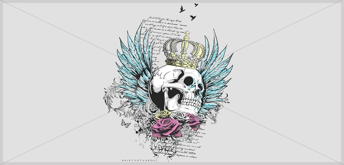 Skull Queen Design Skull Art