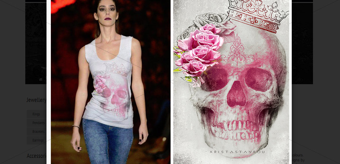 Skull Dead Queen Design - Presentation Dead Queen