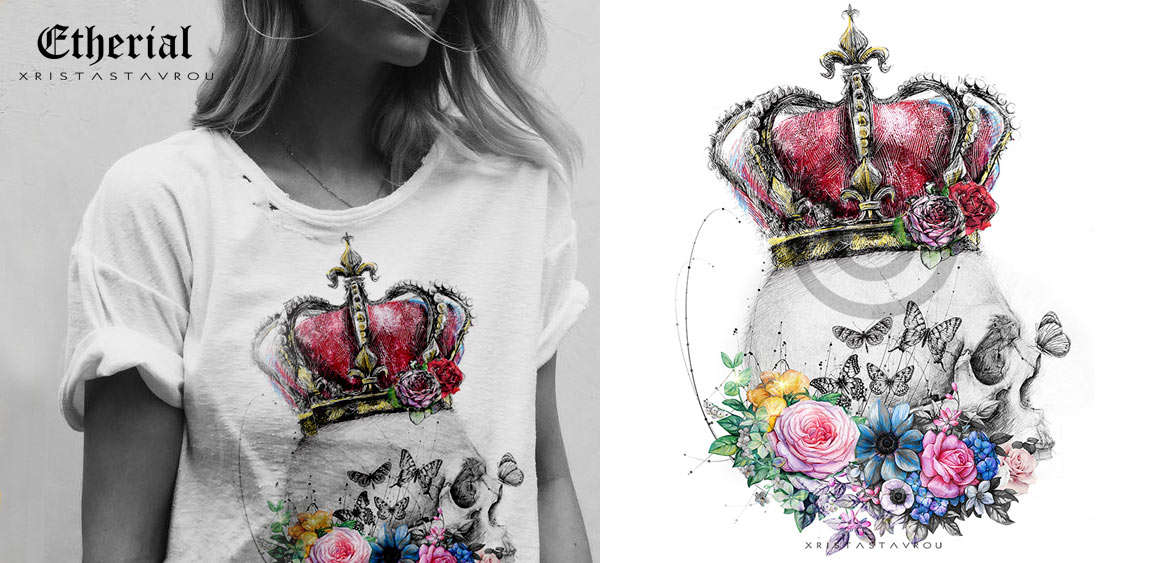 Skull Queen Art Skull Queen